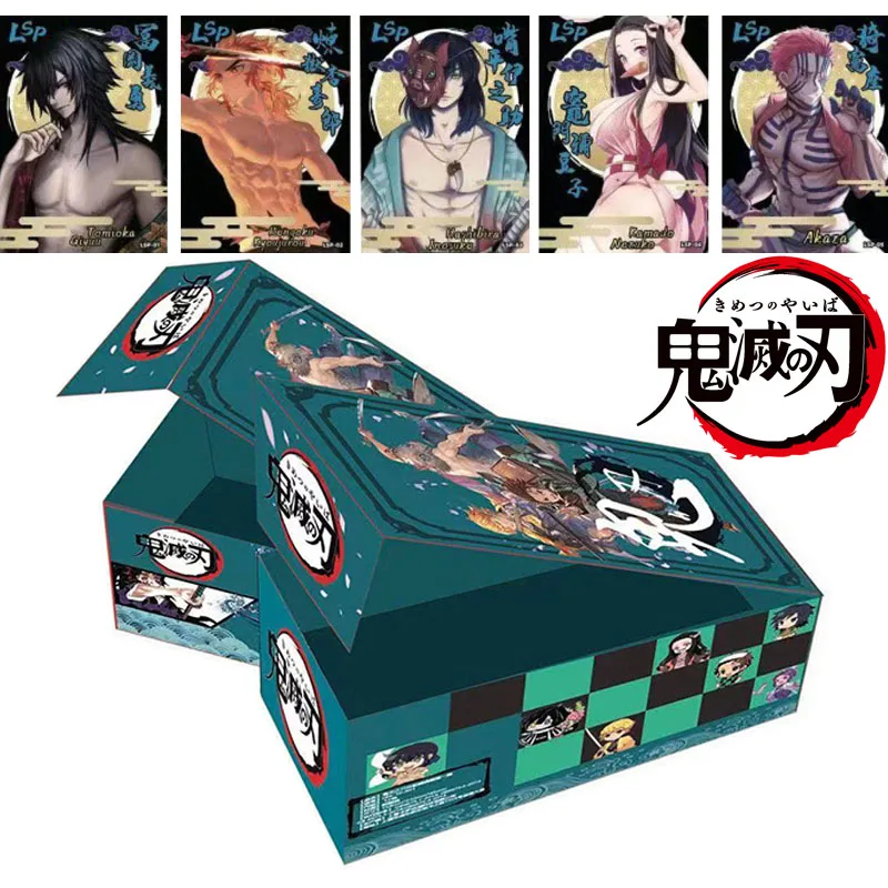 

Genuine Demon Slayer Booster Box Collection Premium SSP MR SZR Cards Anime Character Table Playing Game Board Card Toy Kids Gift