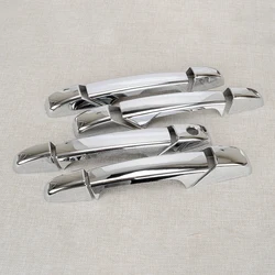 New Car Exterior Door Handle Covers Trim Set Fit for Chevrolet Silverado Avalanche Tahoe GMC Sierra 2007-2013 Chrome Style