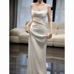 New No. 43 banquet evening dress 2024 new light wedding dress engagement dress wedding toast dress dress