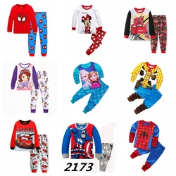 Kids Pajamas Set Children Sleepwear Pyjama Mickey Pyjamas Pijamas Frozen Baby Boy Girls Sleepwear Cotton Nightwear Clothes Set