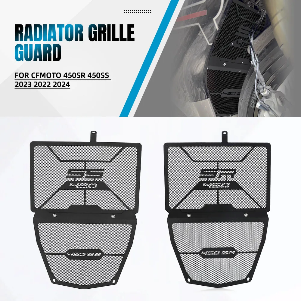 

2025 For CFMOTO 450SR 450SS 2023 2022 2024 Motorcycle Radiator Grill Guard Oil Cooler Protector Cover Accessories 450 SR/SS