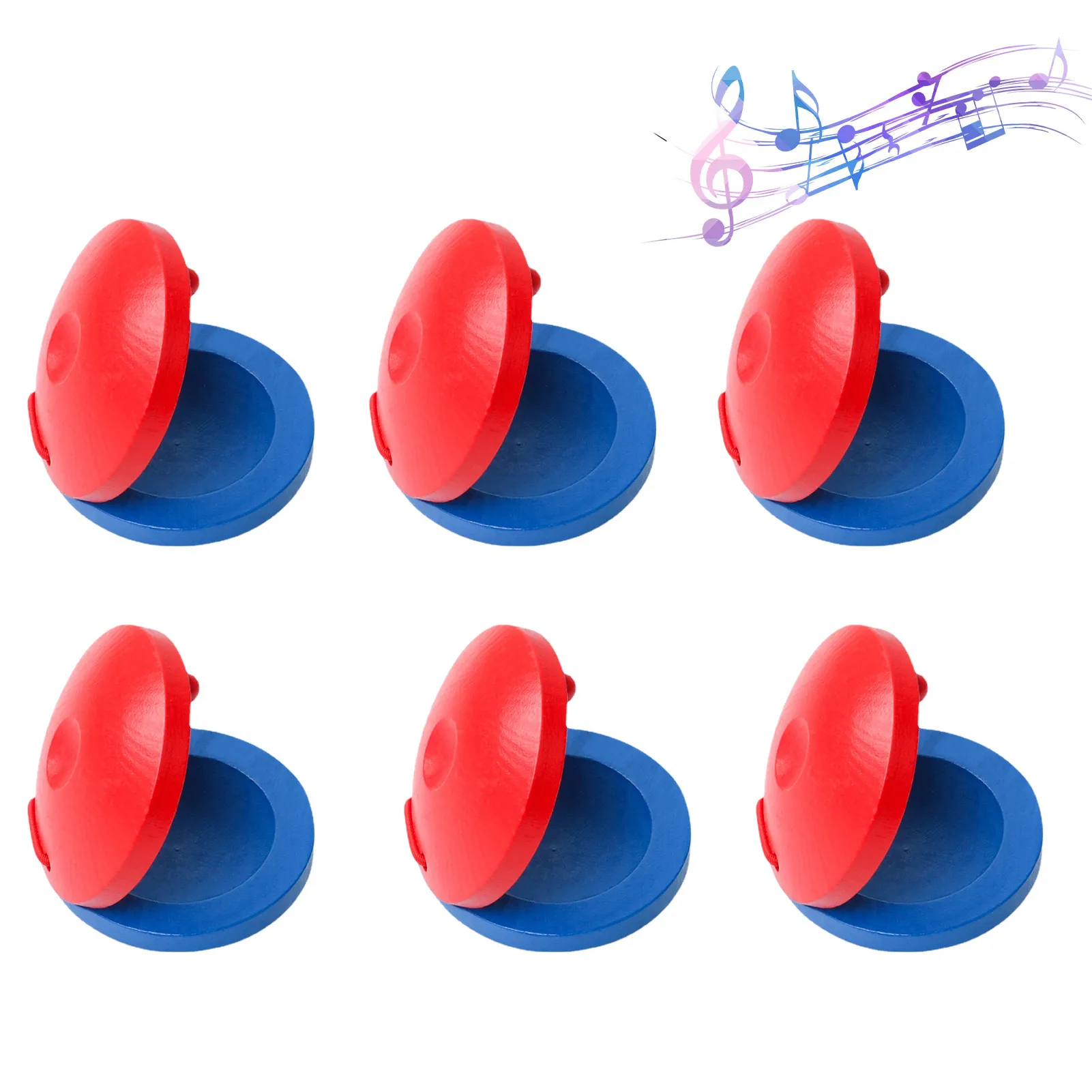 

Kids Musical Instruments Toys Mini Beat Finger Castanets For Class School DIY Musical Rhythm Castanets Preschool Learning Toy