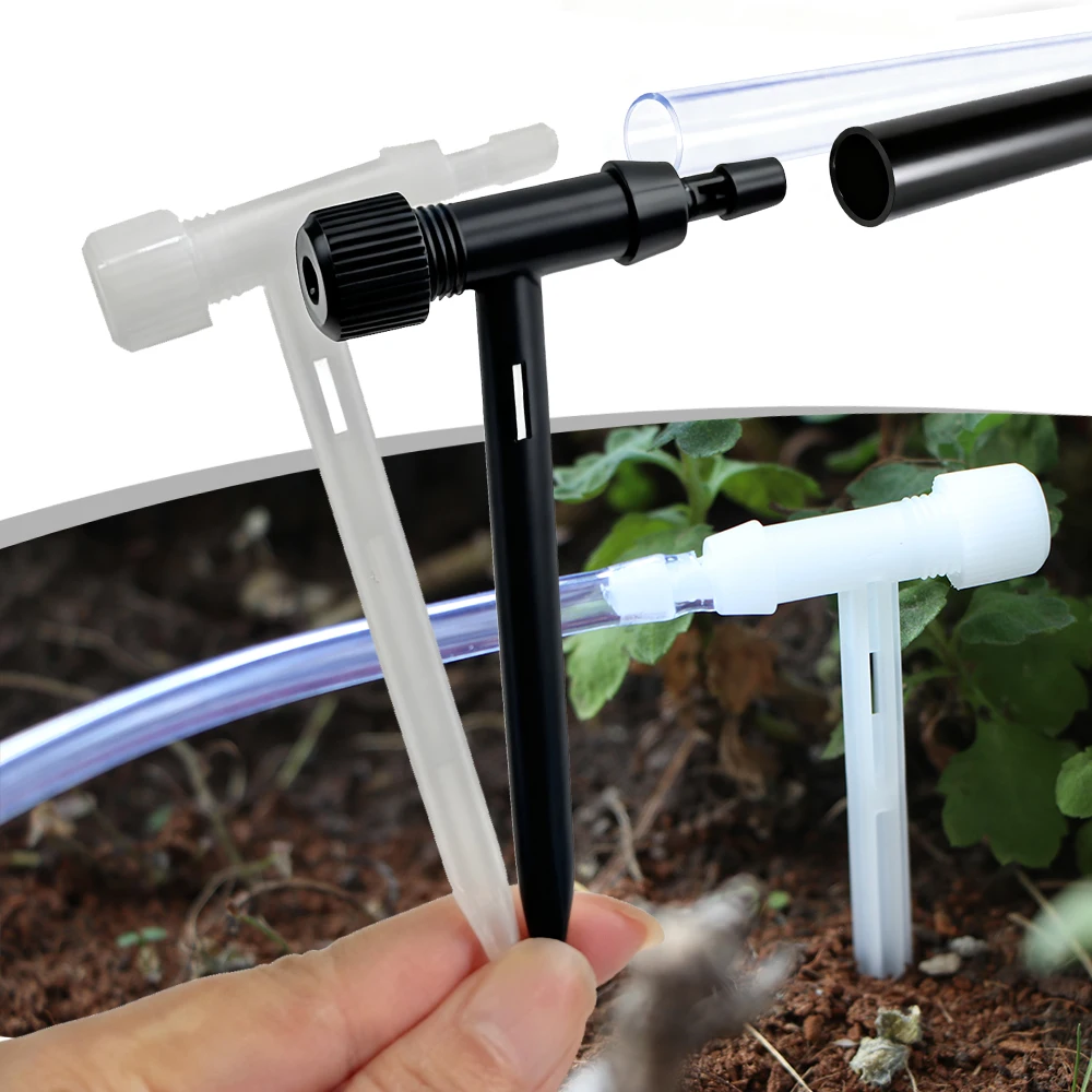 50PCS Greenhouse 10.5cm Dripping Arrow with Valve for 1/4