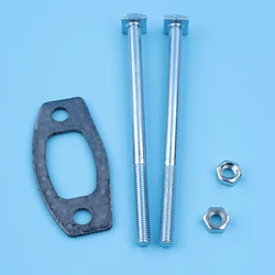Muffler Bolts Screw & Nuts & Gasket Set For Husqvarna 50, 50 Special, 51 55 Rancher EU1 Chainsaw #503218202 5X80