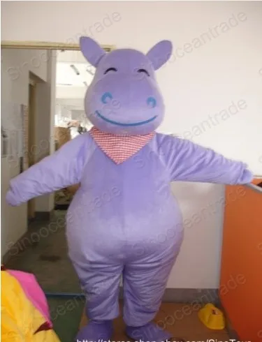 

New Adult Character Hippo Mascot Costume Halloween Christmas Dress Full Body Props Outfit Mascot Costume