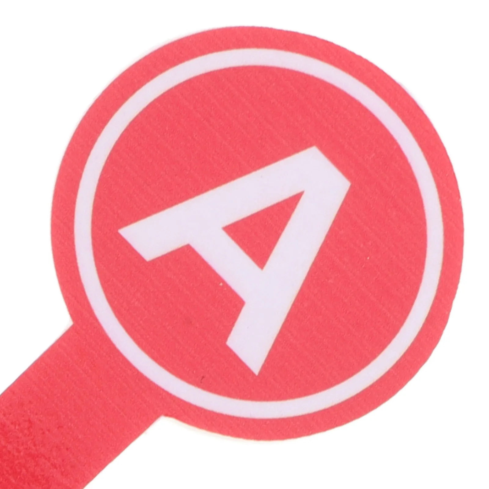 4 قطع من مجاديف التصويت القابلة لإعادة الاستخدام على شكل حرف A لوحة نتائج خفيفة الوزن للمزادات لفريق الأنشطة التفاعلية في الفصل الدراسي