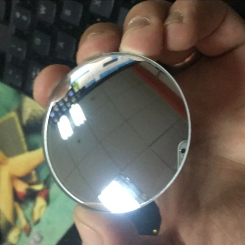 Round Frame Convex Blind Spot Rearview Mirror Safe Driving Wide-angle 360 Adjustable Transparent Rearview Mirror Car Accessories