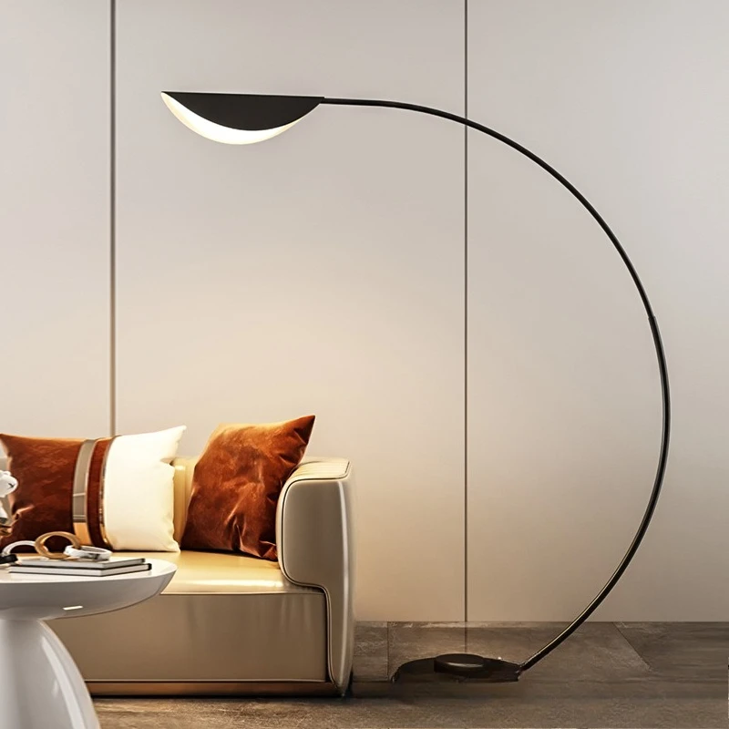 

Fishing floor lamp simple modern ins style American living room bedroom sofa decorative lamp light luxury vertical floor lamp