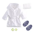 white Bathrobe