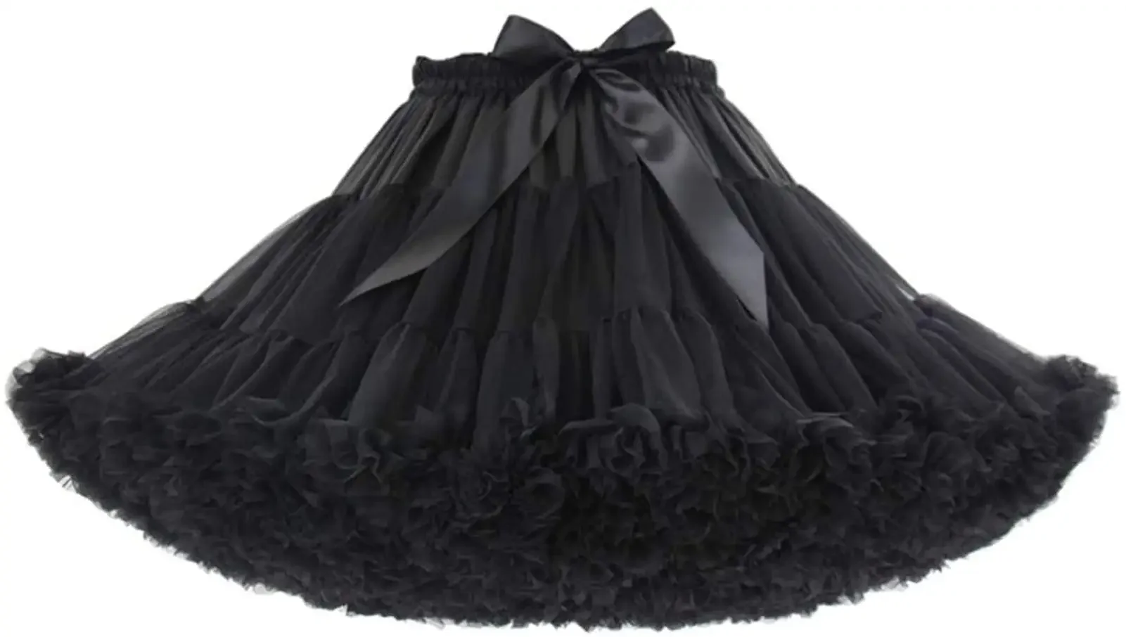 

Women's 3-Layered Tutu Dance Petticoat Pleated Mini Skirt, 16" Length 2024