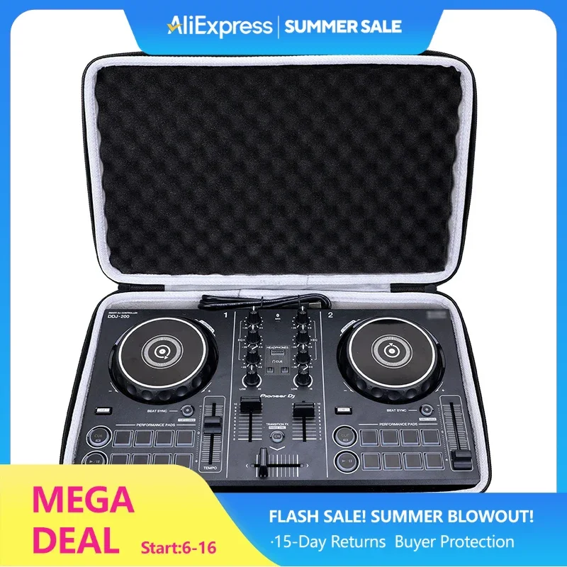 

LTGEM EVA Hard Case for Pioneer DJ Smart DJ Controller(DDJ-200) Only Storage bag(only case)