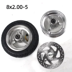 8 inch Inner Outer Tire With wheel hub 8x2.00-5 Wheel for Electric Scooter Baby Trolley Motorcycle Kugoo S1 S2 S3 C3 Mini Bike