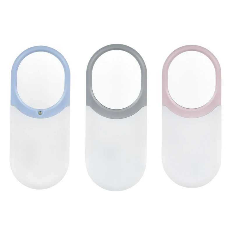 10X Small Pocket Glass Pull Type Mini Glass with LED Light,Apply to Reading, Science, Jewelry