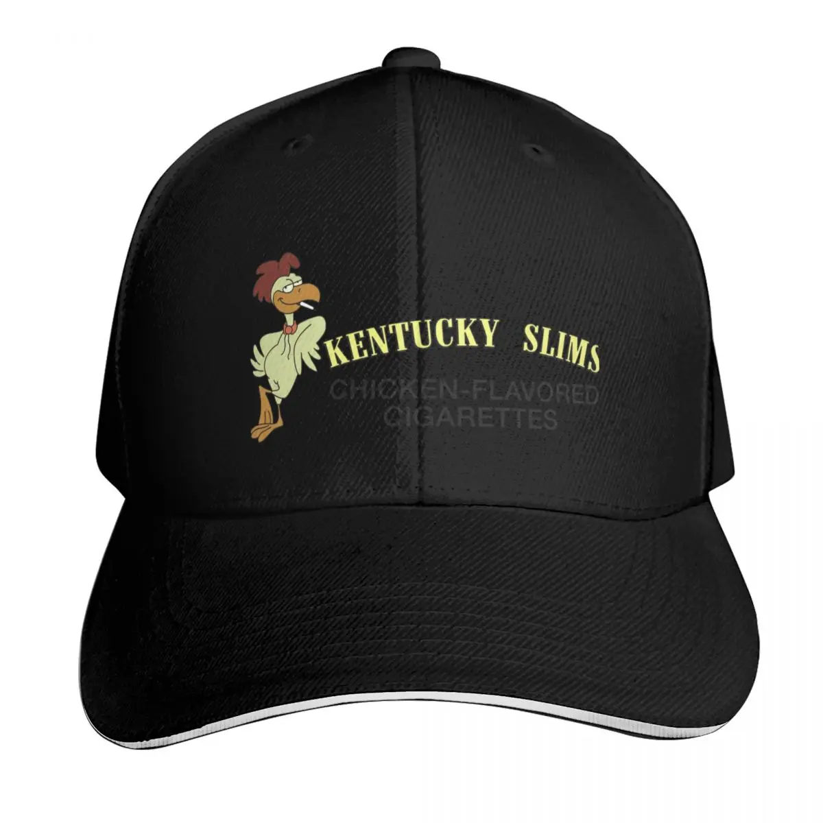 Kentucky Slims Chicken-Flavored Cigarettes Baseball Cap Men Women Casual Summer Sport Sun Cap