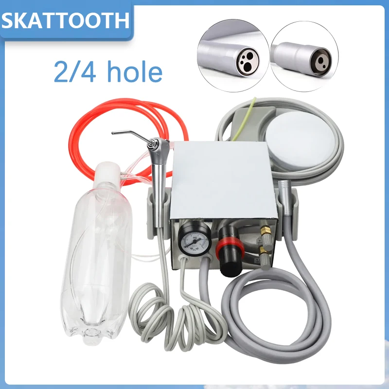 

Metal Desk-top Dental Portable Turbine Unit 4 Holes 2 Holes 3 Way Syringe Teeth Whitening Dental EQUIPMENT