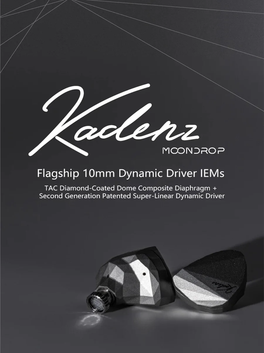 Słuchawki douszne MOONDROP Kadenz Dynamic Driver IEMs z przewodowym połączeniem USB-C 4.4mm — zdjęcie produktu 7