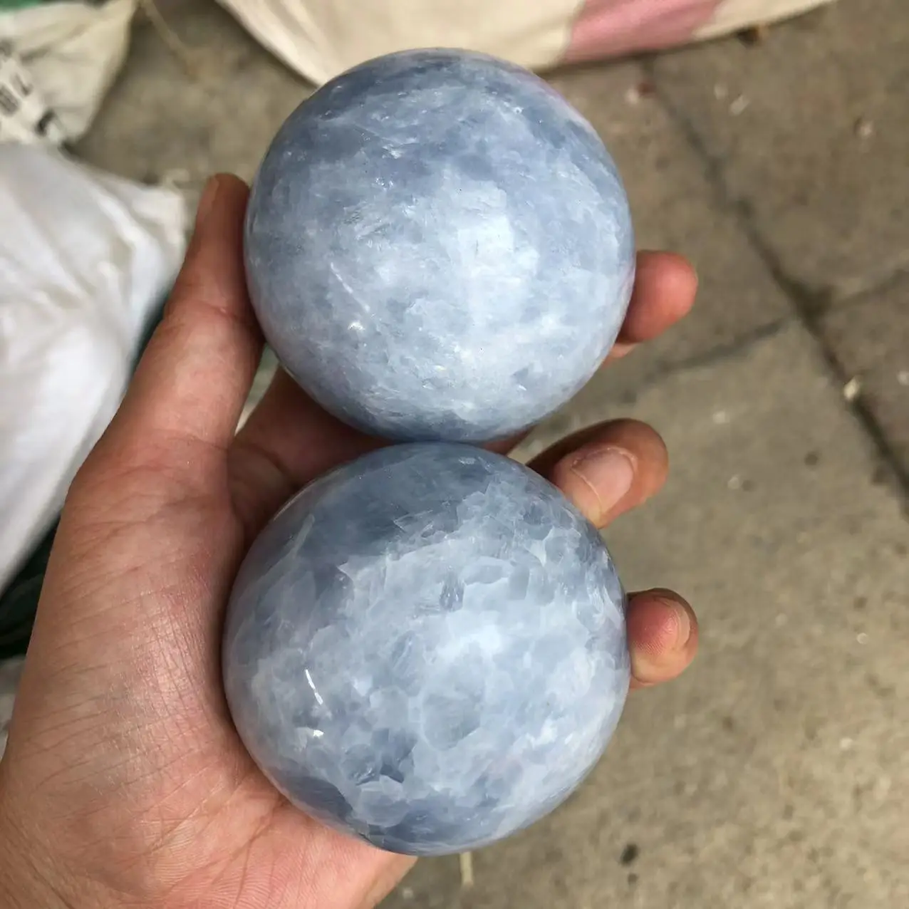 

Natural Gems Blue Celestite Sphere Polished Quartz Crystal Healing Reiki Gemstones Ball Home Feng Shui Decoration Stones