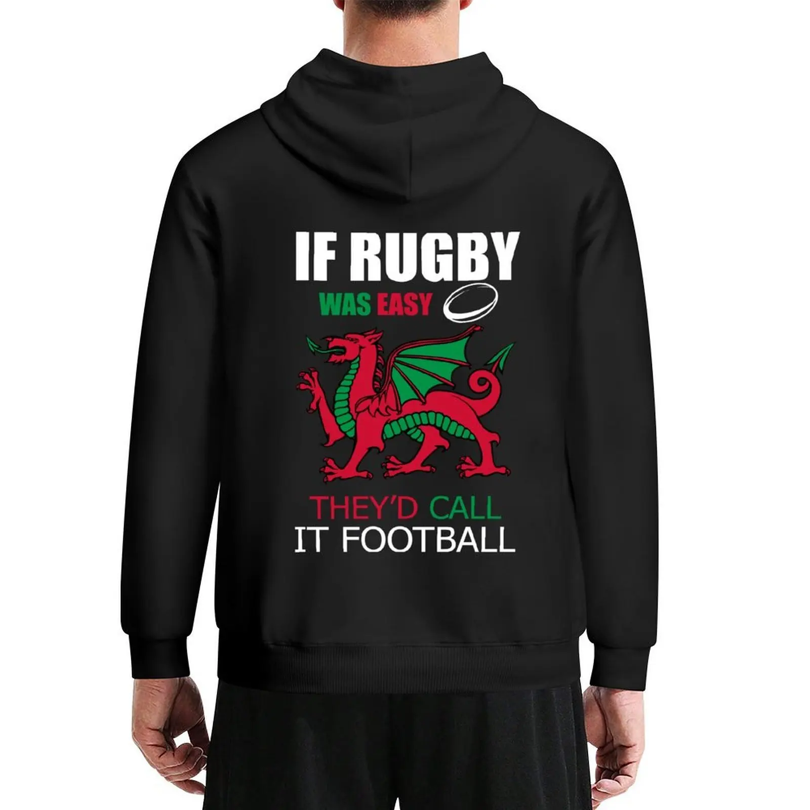 

funny rugby wales rugby life Hoodie hooded shirt clothes for men mens clothing mens designer clothes tracksuits