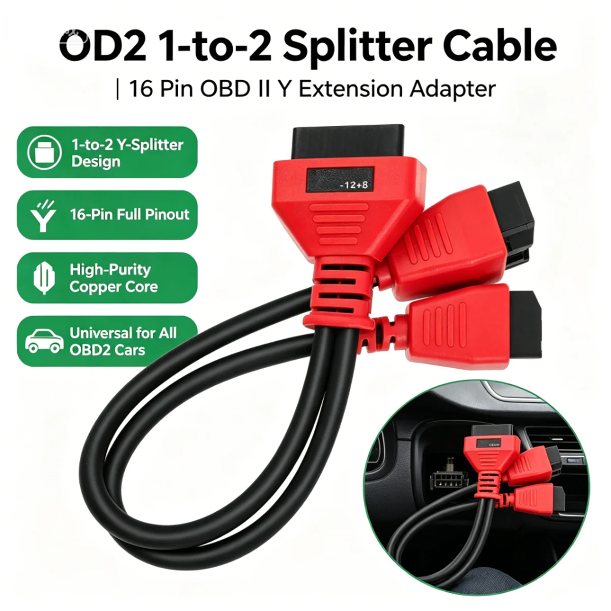 FCA 12+8 Universal Adapter For Chrysler Fiat Secure Gateway Module SGW Work with OBDSTAR X300DP PLUS/Autel MaxiSys/IM608/X431 V