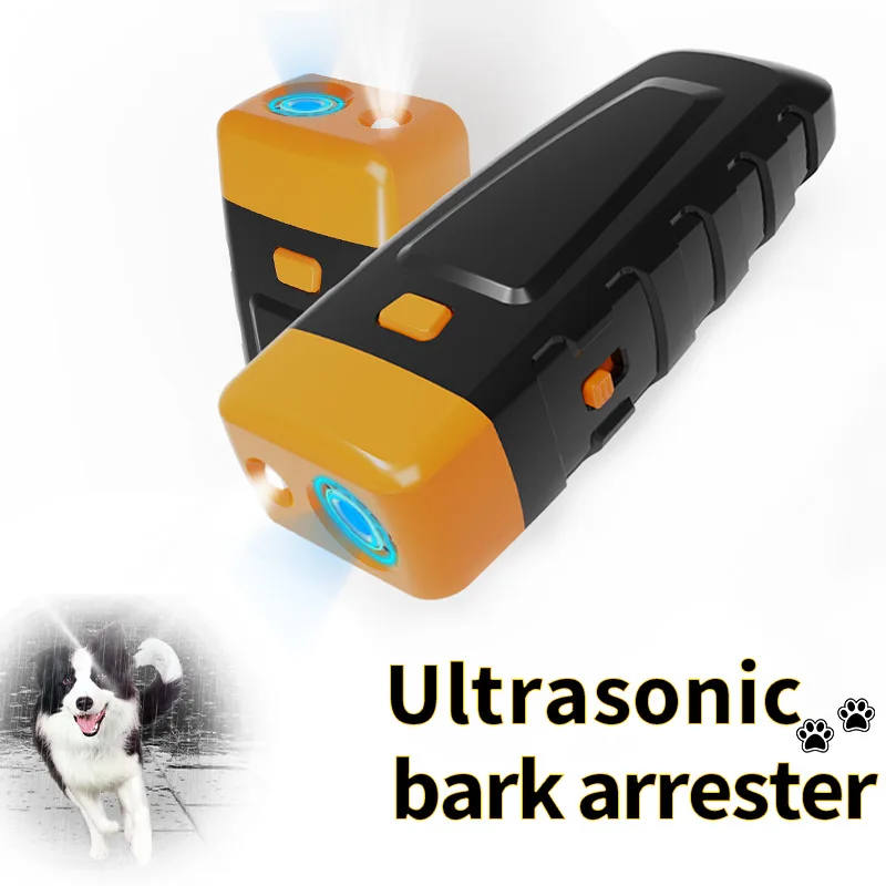 Ultrasonic Anti‑Barking Device, LED Multi‑Frequency Dog Trainer, Handheld & Portable