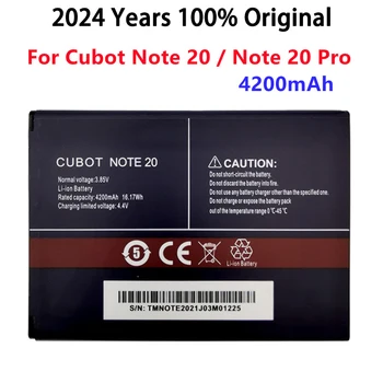 Batería de repuesto 100% Original para teléfono Cubot Note 20 / Note 20 Pro, 4200mAh, alta calidad