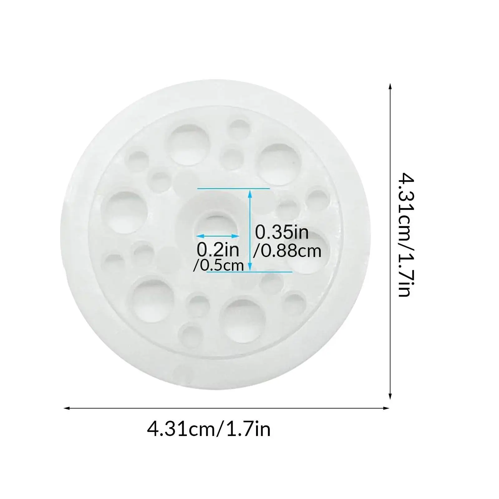 250Pcs Foam Insulation Panel Washers Accessory Load Spreading Washer Round 1.7inch for Screws Sturdy Cold and Heat Resistant