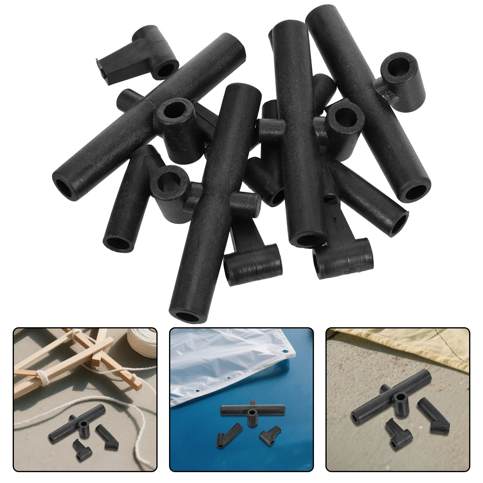 

12pcs Plastic Frame Connectors Diy Replacement Parts Sport Kites Repair Accessories Easy Assembly Enhanced Stability Accessories