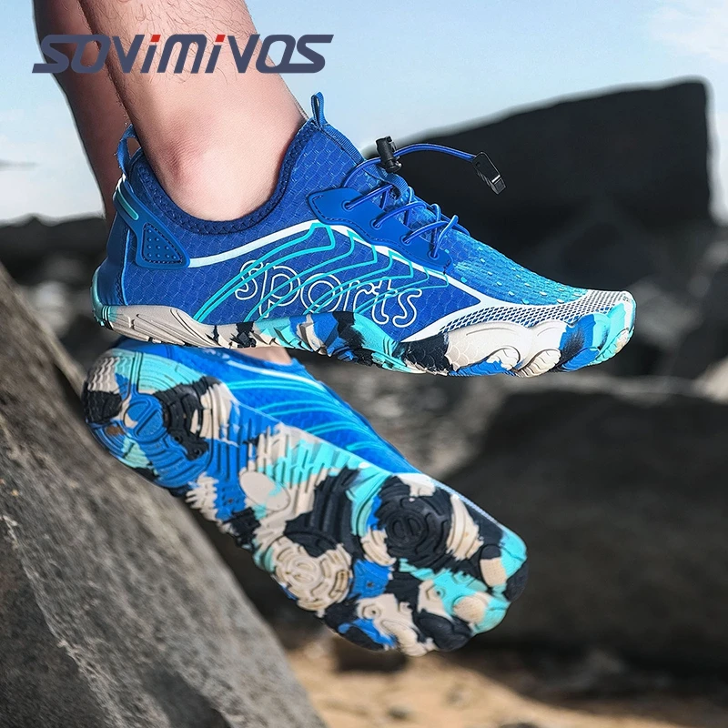 

Unisex Barefoot Shoes for Men Women Wide Toe Beach Walking Sneakers Zero Drop Outdoor Elastic Band Running Shoes