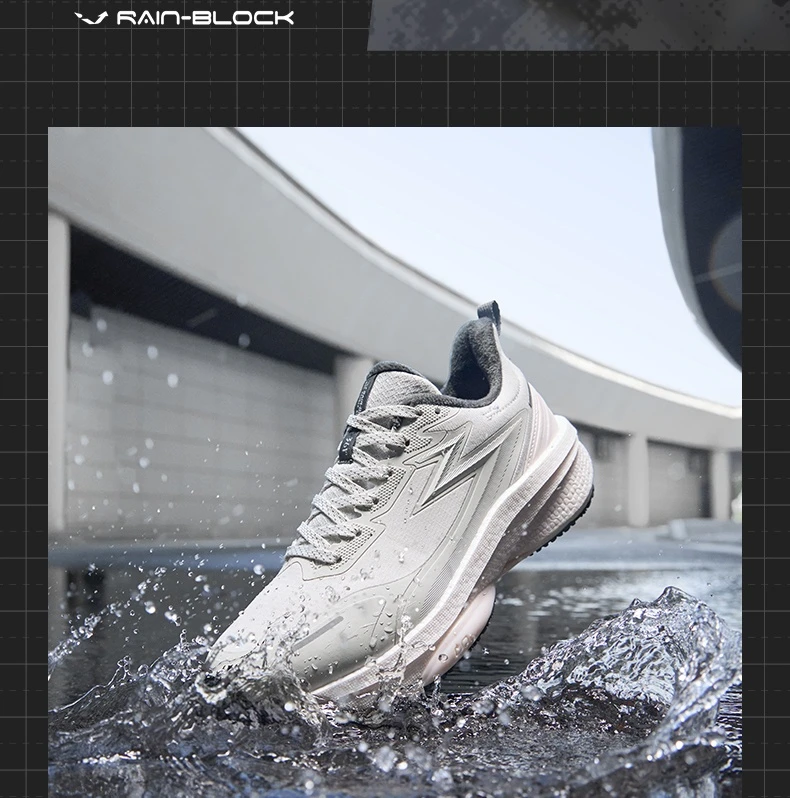 361 Degrees Rain-Block 8.0 Damen-Laufschuhe, mit Fleece gefüttert, wasserdicht, rutschfest, warm, bequem, Turnschuhe für Damen, 682542224 – Detail 30
