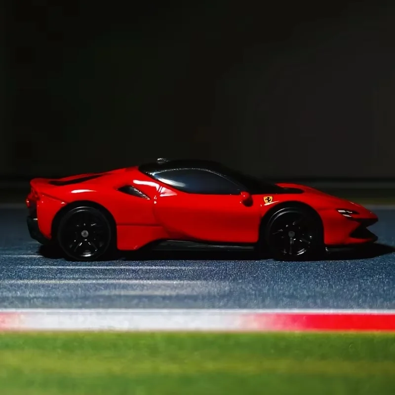 

Новый продукт, оригинальная модель автомобиля из сплава Hot Wheels 25k F40 Sf90, высококачественная имитация игрушечного автомобиля, детский подарок на день рождения