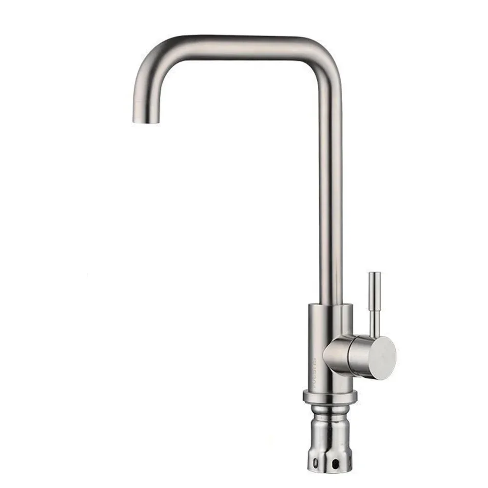 2 Holes Kitchen Faucet Hot Cold Water Mixer Single Handle Pull Out Sink Faucet Deck Mounted Water Tap