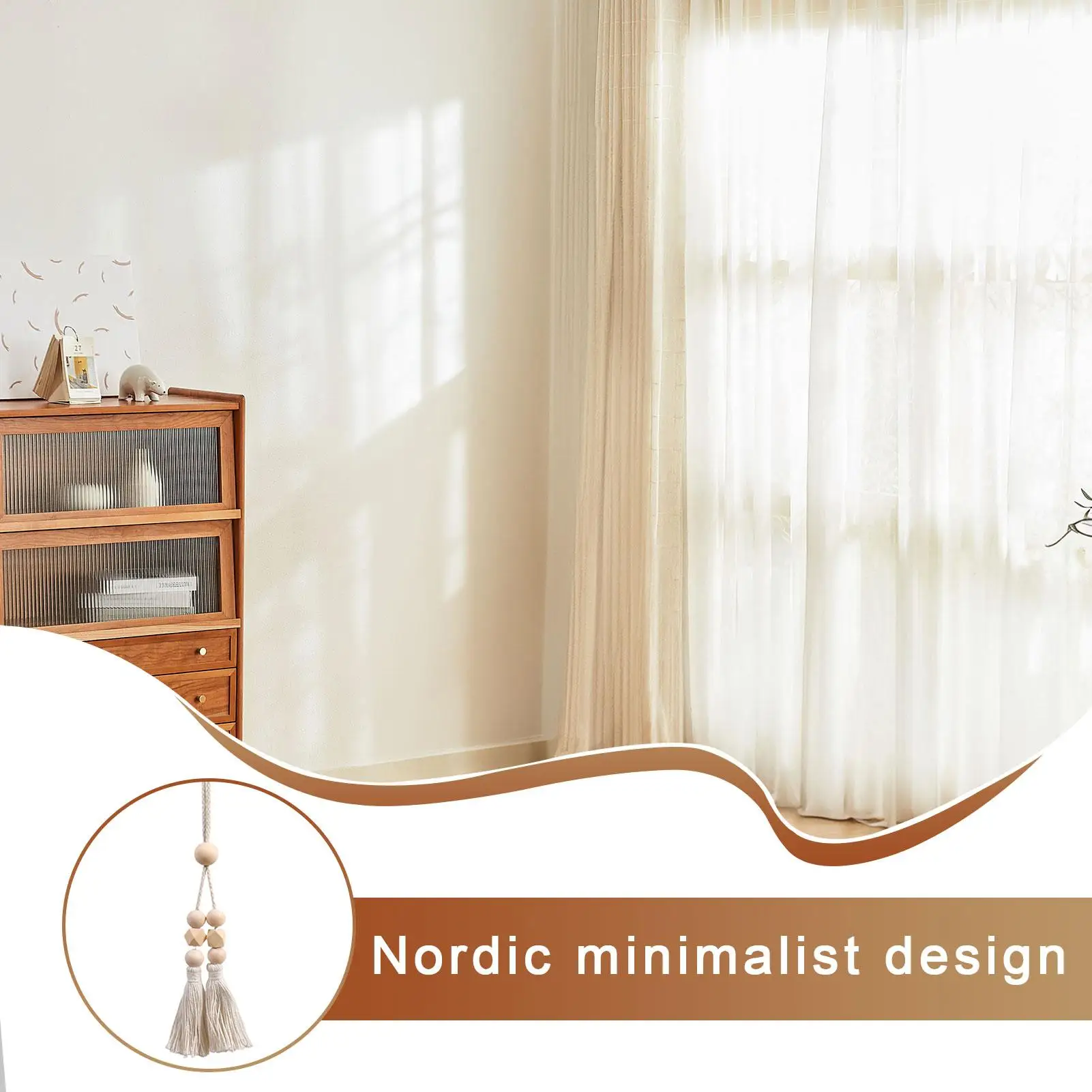 Держатель для штор, декоративный держатель для оконной застежки, ручная работа, завязка на спинку для спальни, ванной комнаты, кухни, гостиной