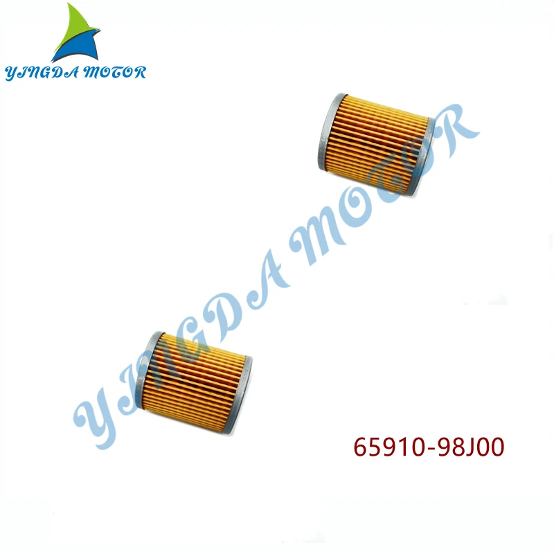 65910-98J00-000 ELEMENT SET FUEL FILTER, For Suzuki Outboard Motor 65910-98J00, 6591098J00