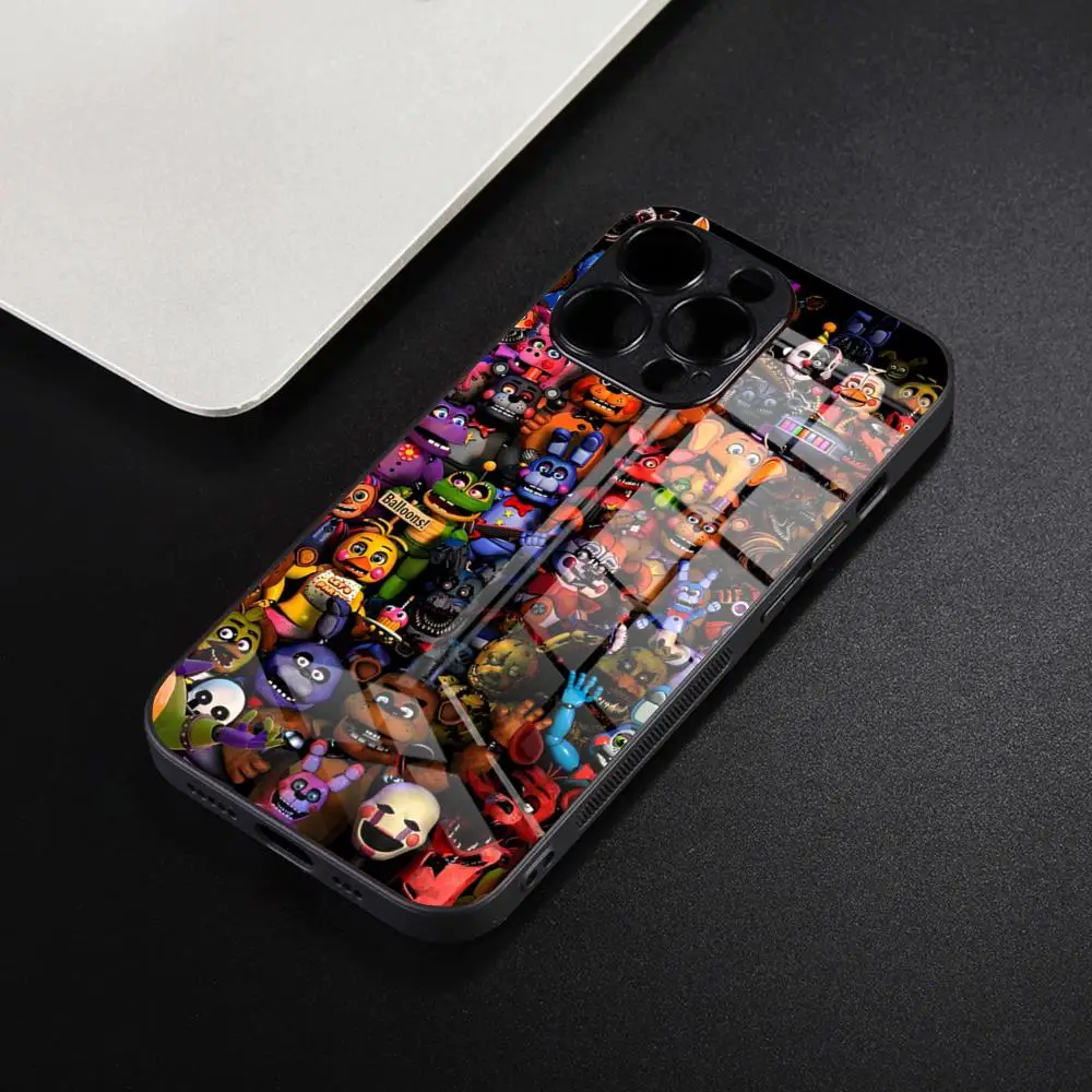 FNAF F-Five N-Nights At-Freddys Phone Case For IPhone 16 15 Pro 11 Max 12 14 13 X XR XS Luxury Magsafe Wireless Charging Cover