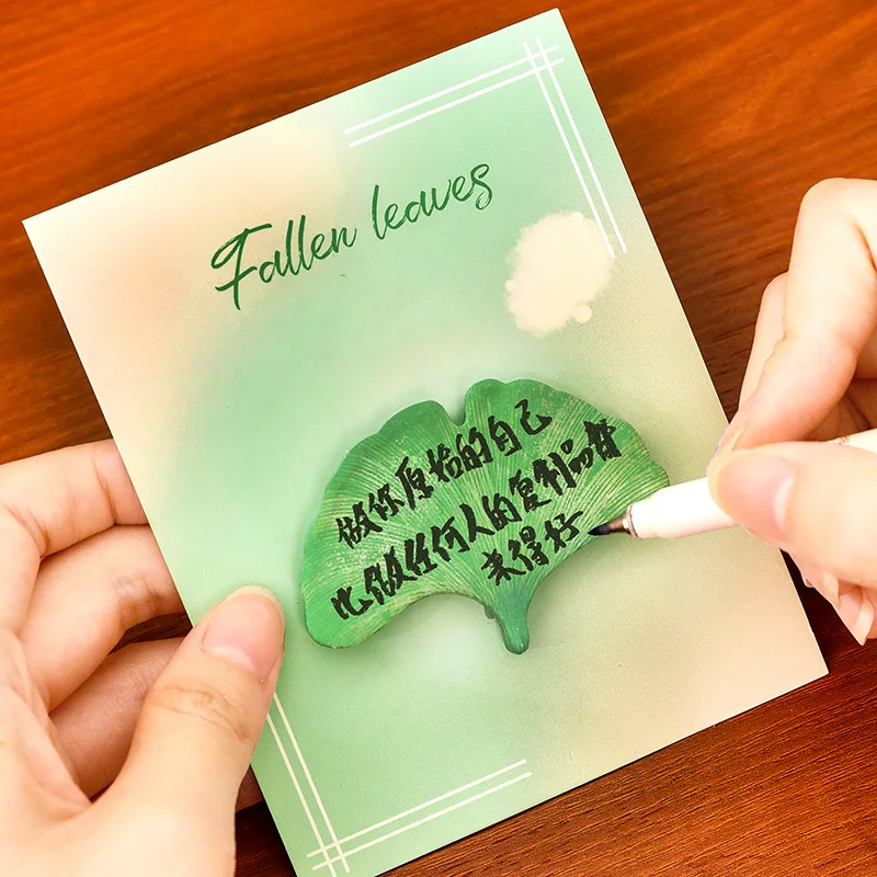 30 ورقة أوراق خضراء لوحات مذكرة بسيطة سكرابوكينغ ملصق اللوازم المدرسية آخر ملاحظات لاصقة مكتب القرطاسية