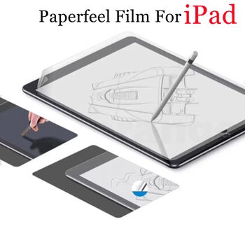 Pro 12.9 11in Paperfeel 필름, iPad 2022 iPad Air Mini 6 5 4 3 iPad 10 9 8 10.2 9.7 인치 매트 화면 보호기 For Apple Pro 6 