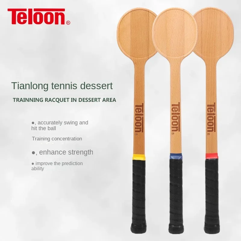 TELOON TSP-600 Tennis Dessert racket  professional practice racket adults children tennis training wooden racket tennisracket