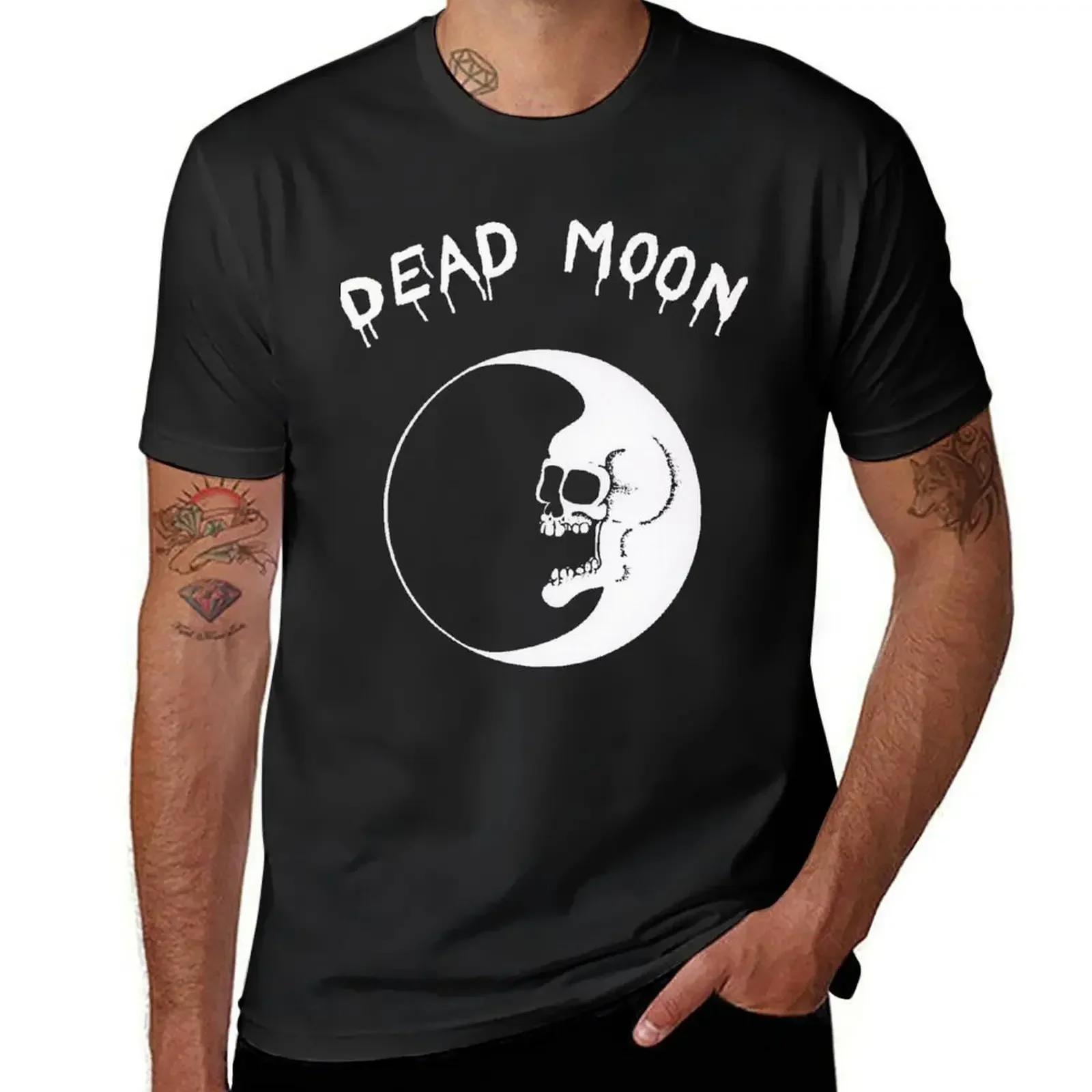 

Футболка Dead Moon, дешевая летняя рубашка, мужские рубашки для тренировок