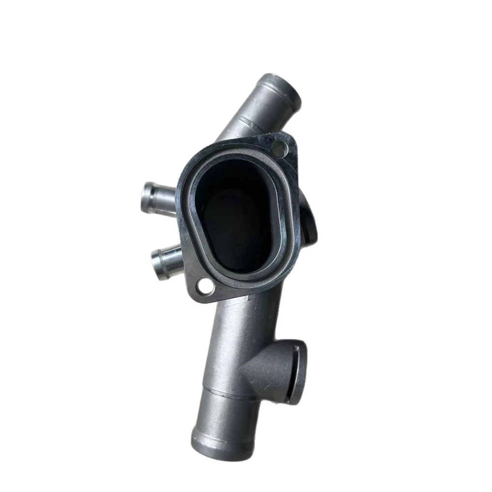 Aluminum 06A121132C 06A121133H Suitable for Imported Volkswagen Beetle Convertible Models, Engine 2.0 Coolant Water Tank Upper Water Pipe Base Outlet Flange Assembly Quick Connector 06A 121 132 C 06A 121 133 H