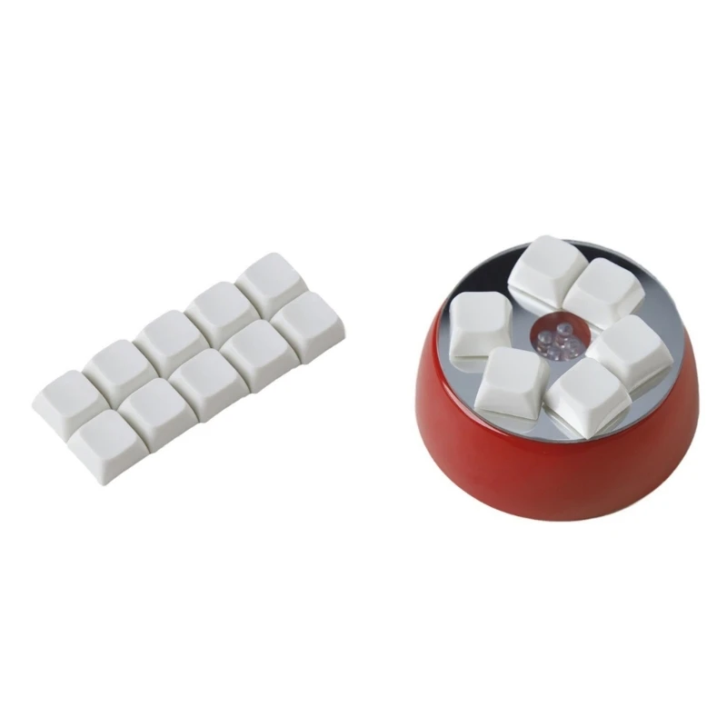 1 Set Resin Keycaps CherryProfile Ceramic Texture For Mechanical Keyboard Keycap Set Personalized 10PCS