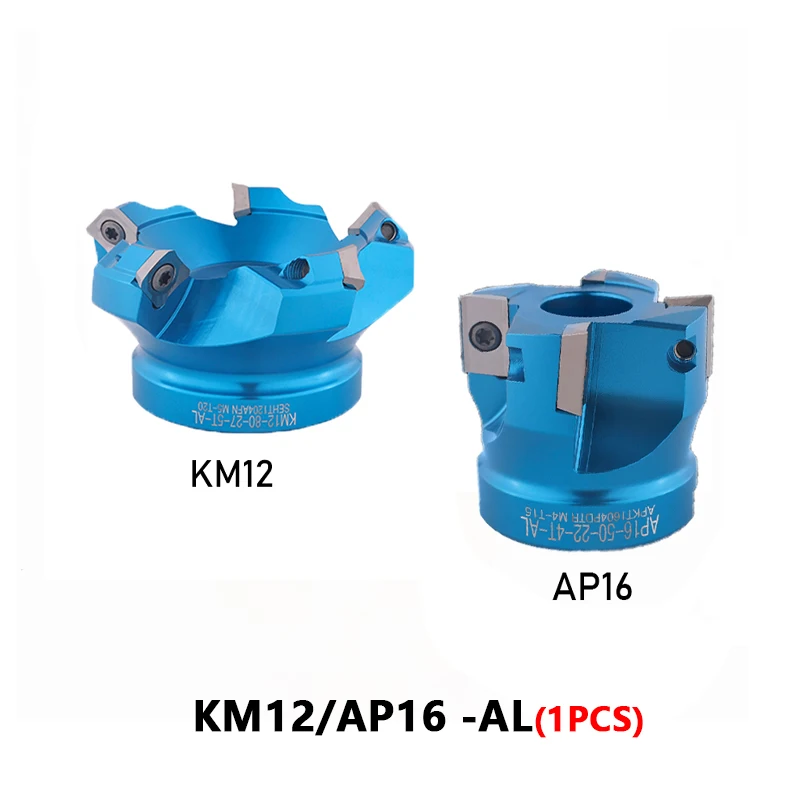 AP16 KM12 50-22-4T-AL 63-22-4T-AL CNC Milling Cutter Head Face Milling Cutter Plate Aluminum Endmill Machine Cutter 50 63 80 100