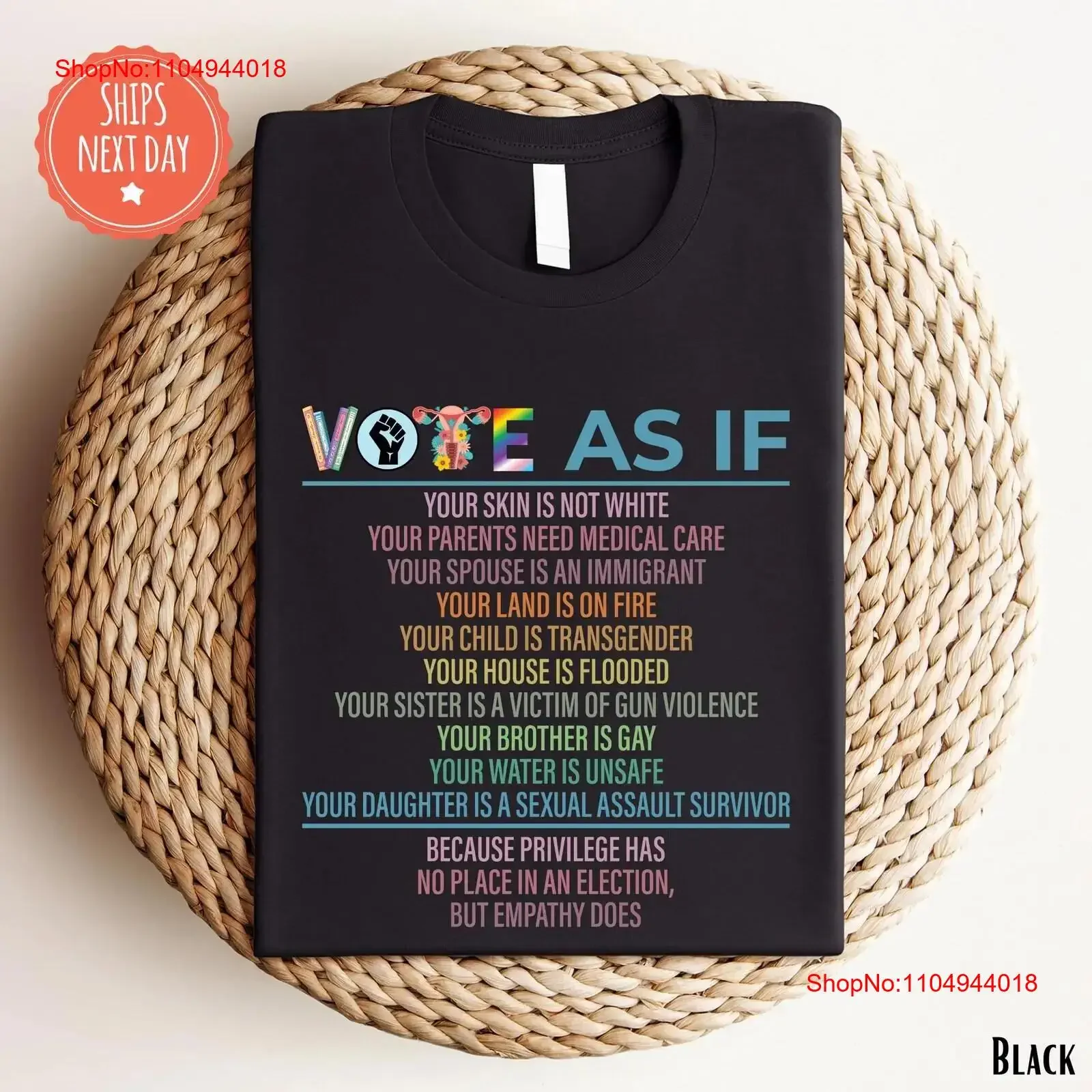 Vote As If T Shirt … - image