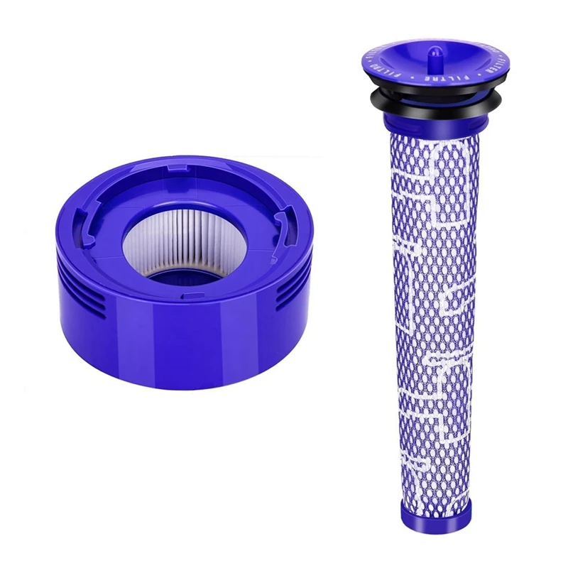 ABNO-Kits de filtros de vacío para postfiltros HEPA Dyson V8 V7, prefiltros, reemplaza piezas 965661 -01 Y 967478 -01