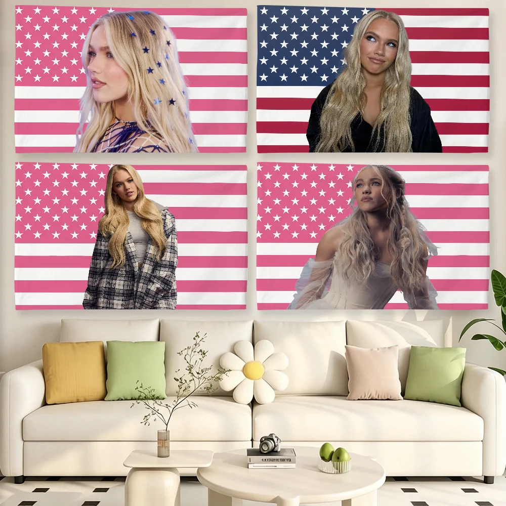 Singer F-Freya Skye Music flag For Living Room Home Dorm Decor Wall Outdoor Camping Party Banner Gifts
