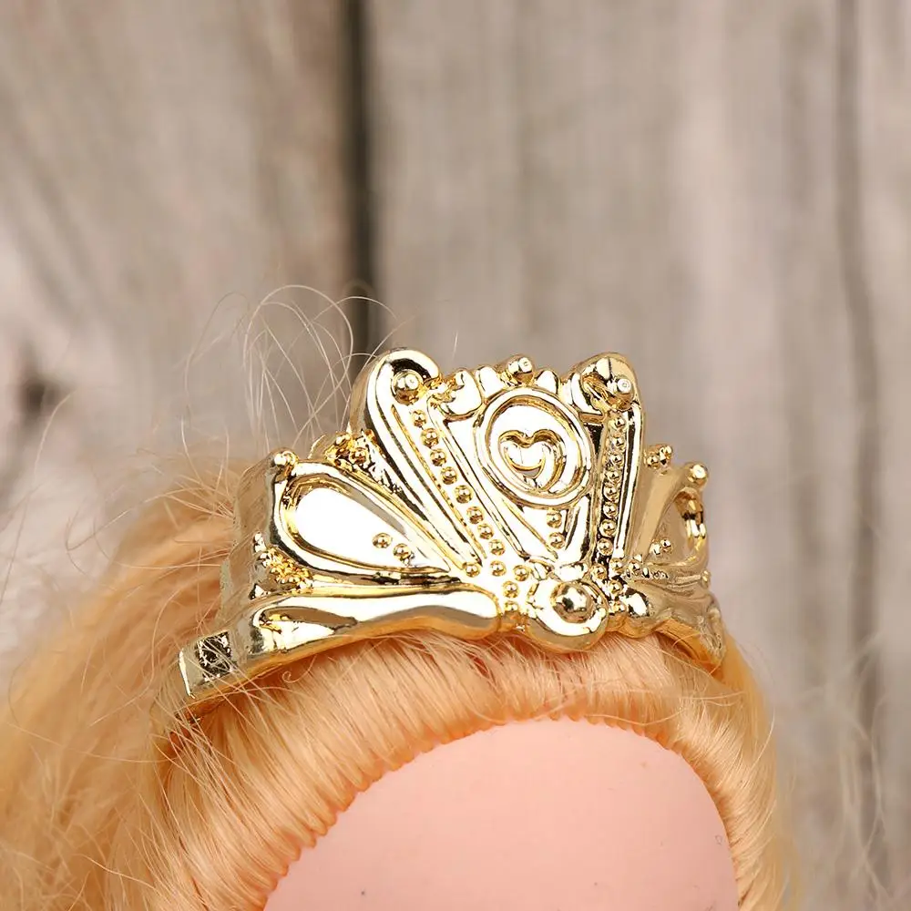 Fashion Doll Baby 1/6 1/3 1/12 Necklaces Crowns Bracelet Girl Gift Toys Doll Party Earring Jewelry Clothes Dolls Accessories