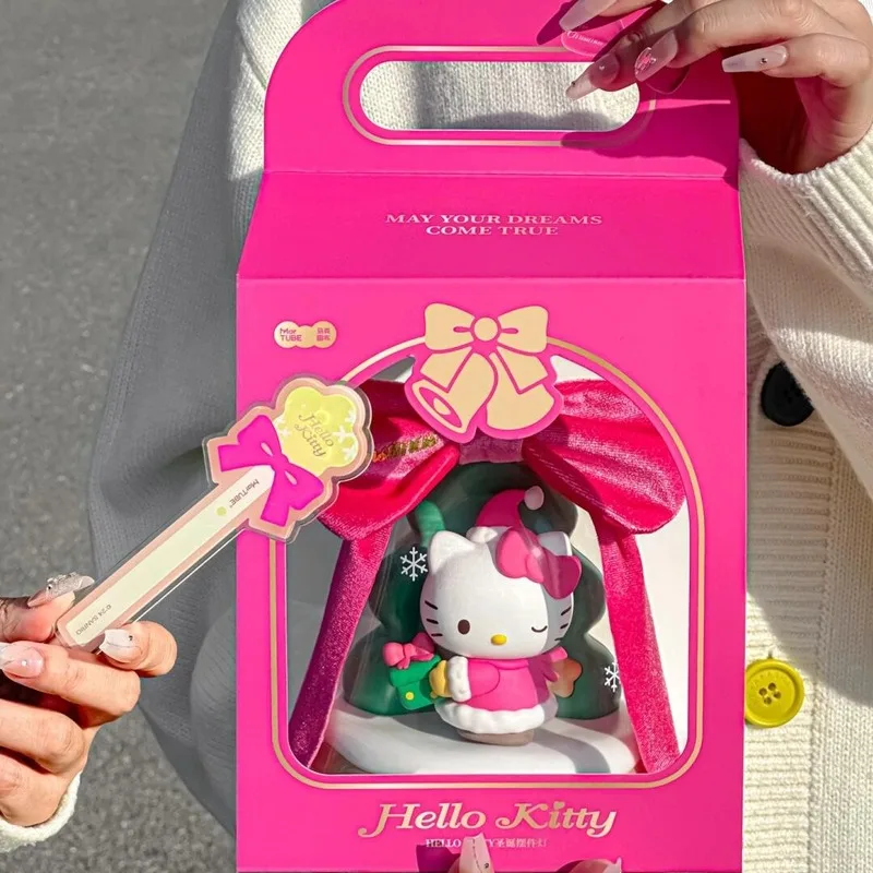 

Genuine Cartoon Hellokitty Ornaments Nightlight Cute Girls Trend Toy Decorations Birthday Christmas Gifts.