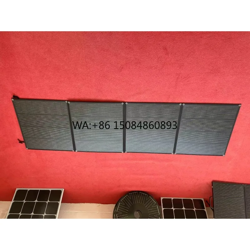 100W-400W Foldable Portable Solar Panel Outdoor RV Camping Hiking Off Grid Battery Charging Bag
