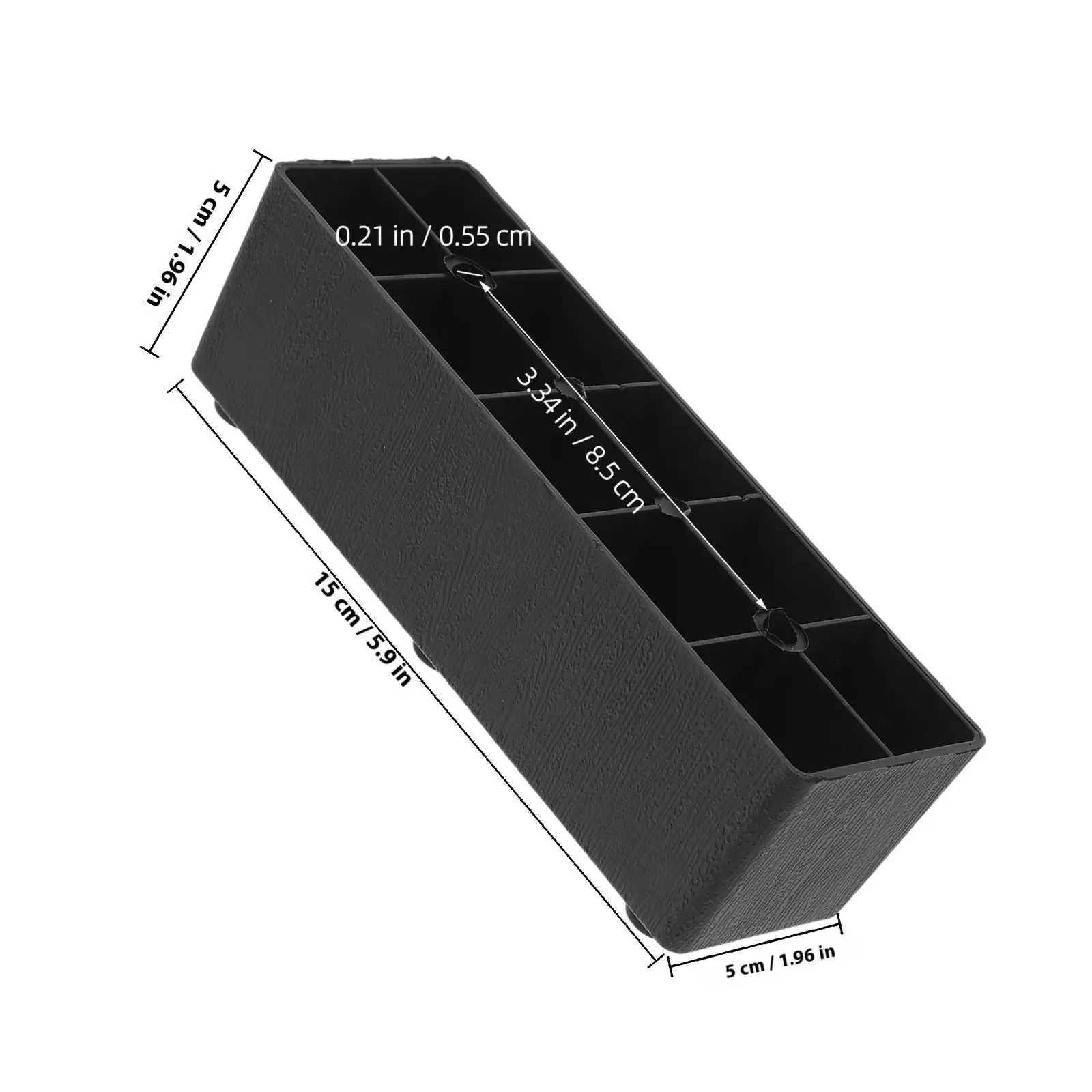 4Pcs Plastic Furniture Leg Risers Heavy Duty Bed Sofa Couch Chair Lifts Stable Anti-Slip Furniture Legs Storage Raiser