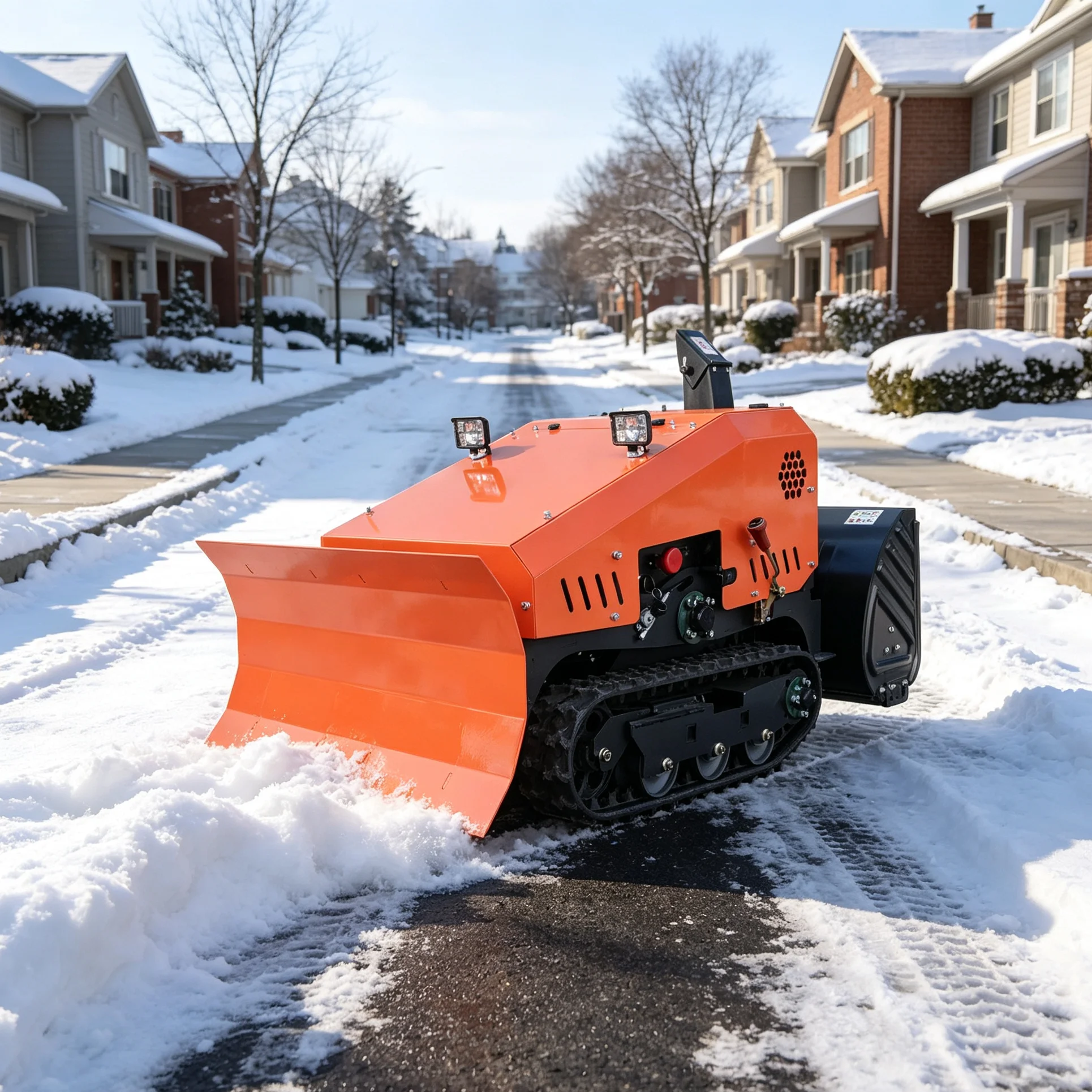 Labor Saving Time-saving Small Snow Cleaning Machin Dual-purpose Snow Blower & Snow Pusher Mini Backhoe