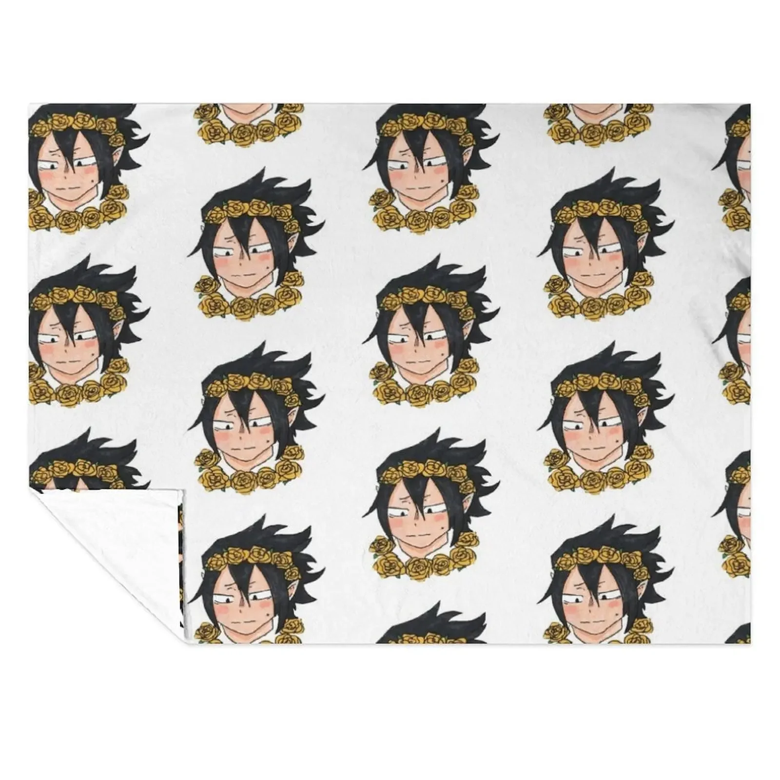 

Tamaki Amajiki Flower Crown Throw Blanket Sofa Throw Decorative Sofas Soft Beds Custom Blankets